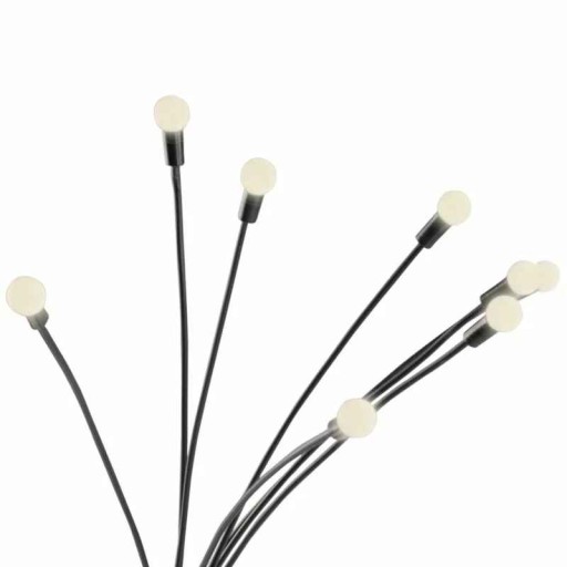 LED záhradné solárne guľové svietidlo FIORINI 3000K heat GOLDLUX