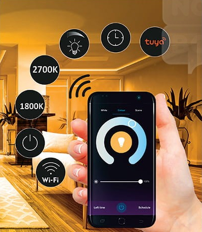 E14 LED 5W 2700-6500K stmievateľná Smart WiFi TUYA