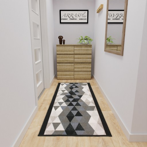 PROTIŠMYKOVÉ KOBERCE 80 cm MALAGA SIVÁ