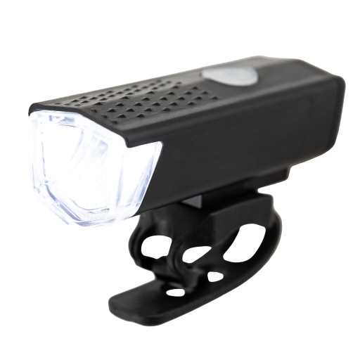 BICYKELOVÁ LAMPA 300 lm biele svetlo predné osvetlenie do držiaka na bicykel