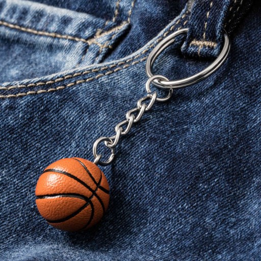 BASKETBALOVÝ KEYRING - BASKETBAL - športový KEYRING pre BASKETBALOVÉHO HRÁČA