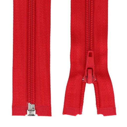 ŠPIRÁLOVÝ Zips #5 - 75 CM - ČERVENÝ