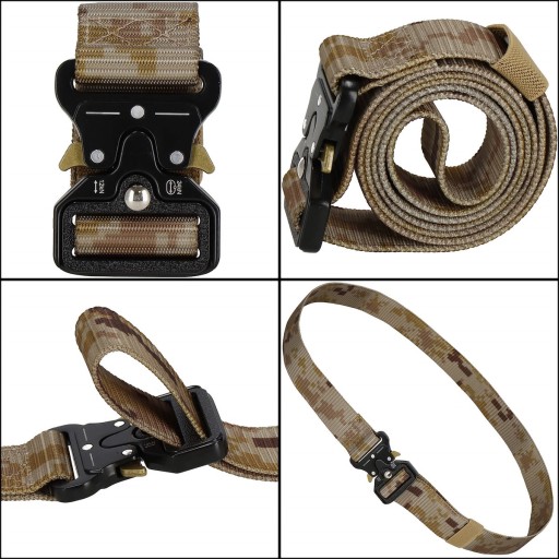 VOJENSKÝ TAKTICKÝ OPASOK na nohavice SURVIVAL vojenský opasok QR BUCKLE silná