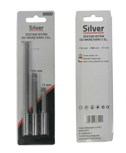 MAGNETICKÝ DRŽIAK BITOV 1/4 NÁDSTAVEC PRE SKRUTKOVAČE 150MM 100MM 75MM