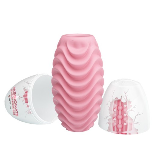 Vreckový masturbátor vášnivé obojstranné vajíčko Pretty Love EGG