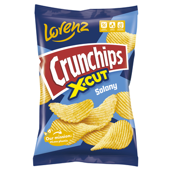 Crunchips X-cut soľ 140g
