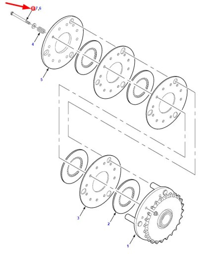 SN6381 3/4 x 5 skrutka