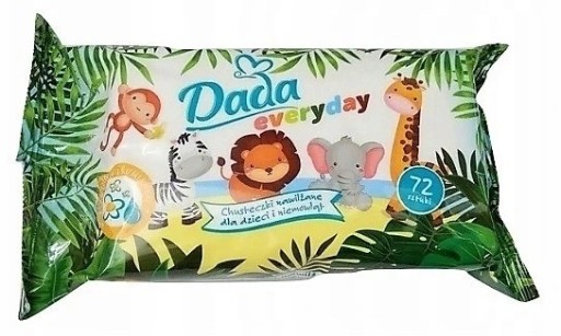 Vlhčené obrúsky Dada Everyday 1 x 72 kusov