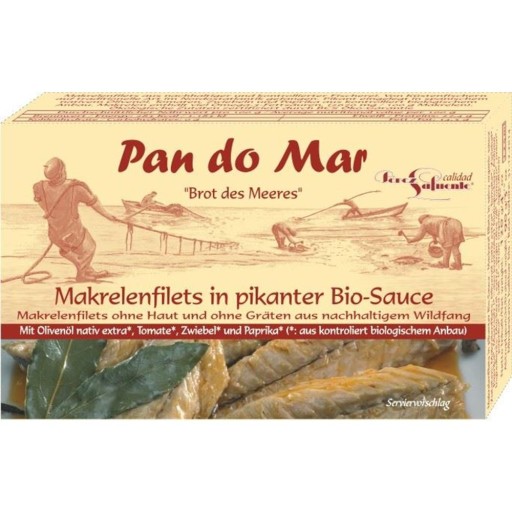 MAKERELOVÉ FILETKY V BIO PIKNUTEJ OMÁČKE 120 g