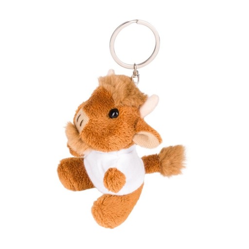 PLYŠOVÁ KĽÚČENKA, kľúčenka, maskot bizóna