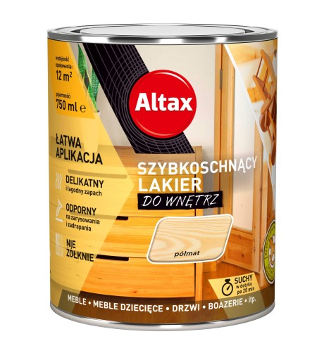 ALTAX Lak na interiér 0,25l ČIRY LESK