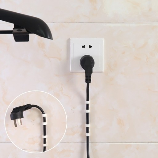 10x DRŽIAK SVORKY NA KÁBEL SAMOLEPIACI Háčik