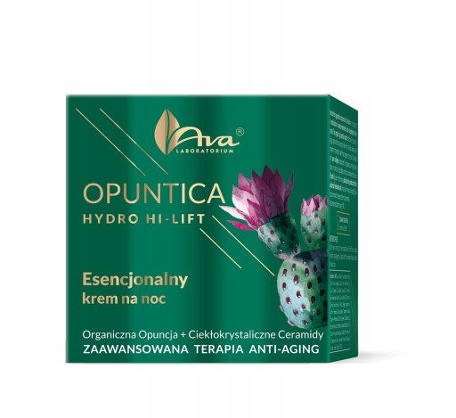 AVA LABORATORIUM OPUNTICA HYDRO HI-LIFT NOČNÝ KRÉM 50 ml