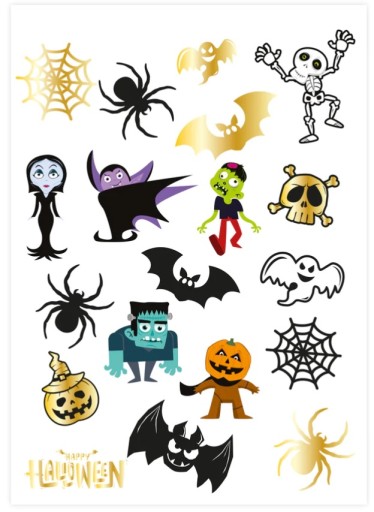 Papierová girlanda Monsters Banner Halloween Dekorácia Ornament 150cm