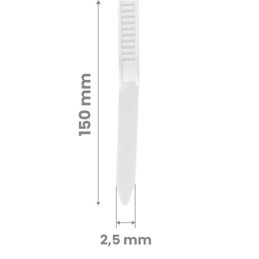 100x sťahovacie pásky Káblové pásky Zipsy 2,5 x 150 mm Silné UV sťahovacie pásky