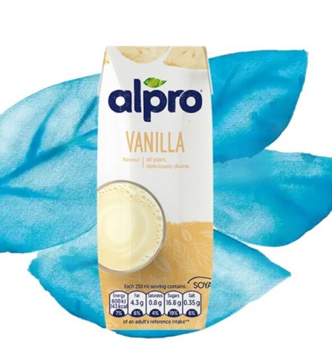 Rastlinný sójový nápoj s limetkou, vanilkovou príchuťou ALPRO Vanilka 250ml