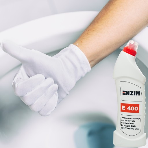 Enzim E 400 750ml - Koncentrovaný gél na umývanie a bielenie sanitárnych zariadení