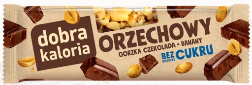 Arašidová tyčinka Good Calorie, horká čokoláda a b