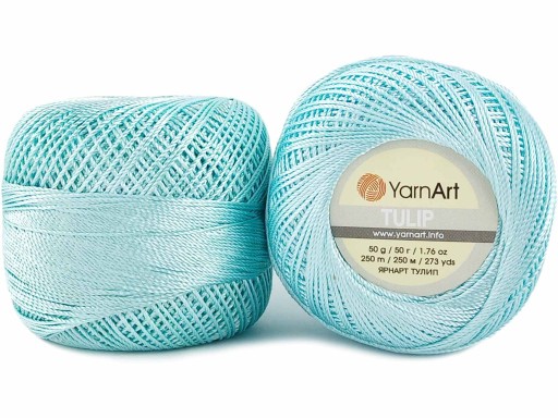 Šnúrka YarnArt Tulip 50 g 250 m farba 471 azúrová