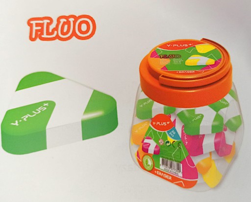Neónová guma Y-PLUS Fluo mix farieb