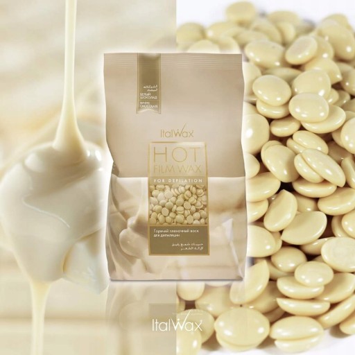 TVRDÝ VOSK Italwax depilácia BIELA ČOKOLÁDA 250g