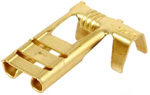 KONEKTOR ZÁSUVKY UHLOVÝ 6,3mm 100 ks