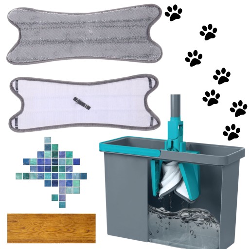 BELDRAY Náplň do mopu, mikrovlákno PET Plus X Shape Mop