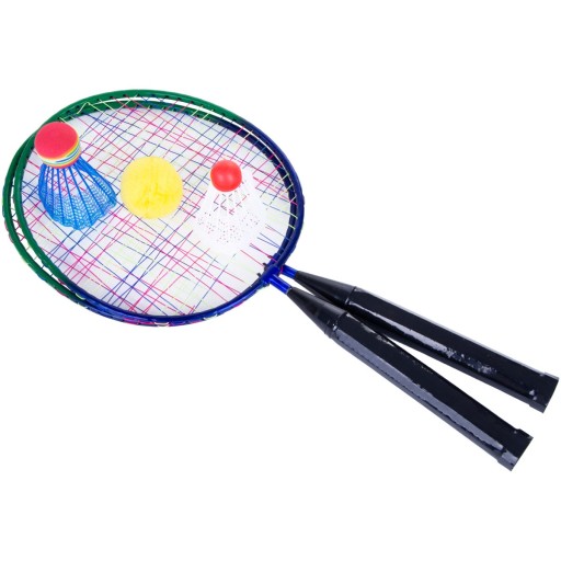 Bedmintonový set s krátkymi raketami a loptičkou