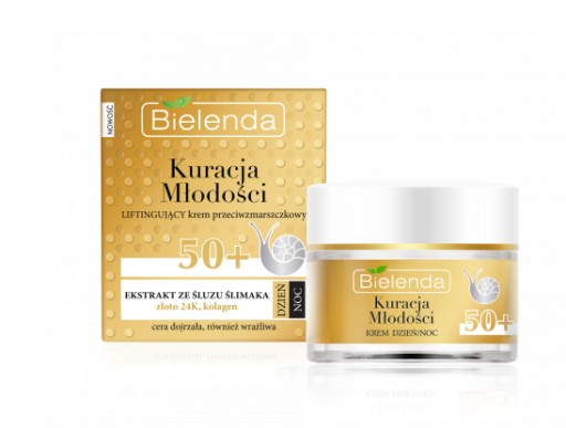 Bielenda Youth Treatment 50+ so slimačím slizom