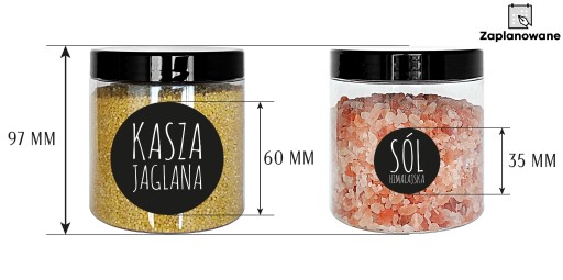 nádoba na uskladnenie potravín 500 ml 0,5 l PET dóza 500 ml