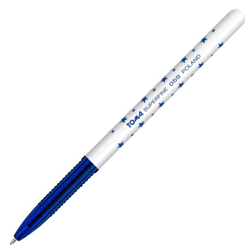 TOMA Star Superfine guľôčkové pero BLUE x 10