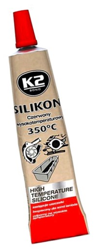 K2 ČERVENÝ SILIKÓN VYSOKÁ TEPLOTA DO +350°C K1L09