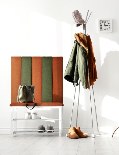 Čalúnené stenové panely 30x15, zamatové čelo