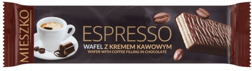 Mieszko Espresso vafle s kávovou smotanou 34 g x10