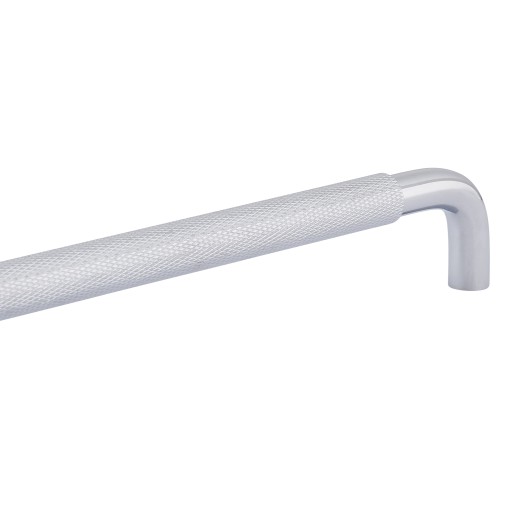 SANTI CHROME NÁBYTKOVÁ KĽÚČKA 160 MM VYSOKÝ LESK HVYT REBROVANÉ MODERNÉ