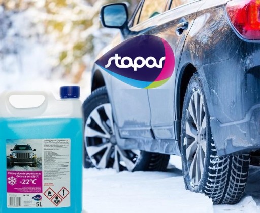 Zimná kvapalina do ostrekovačov -22°C 5L s vôňou citrusová textúra