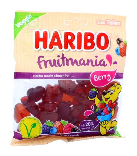 HARIBO Fruitmania Berry Fruits of the Forest želé 160g DE