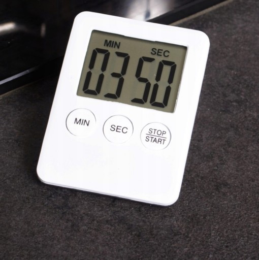 KUCHYŇSKÝ ČASOVAČ S MAGNETOVÝMI STOPKAMI LCD ČASOVAČOM