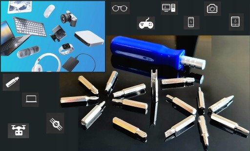 SADA PRESNÝCH SKRUTKOVACÍCH BITOV TORX 16 kusov