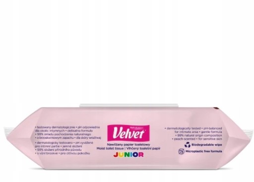 ZAMATOVÝ VLHČENÝ TOALETNÝ PAPIER JUNIOR 1 BAL.