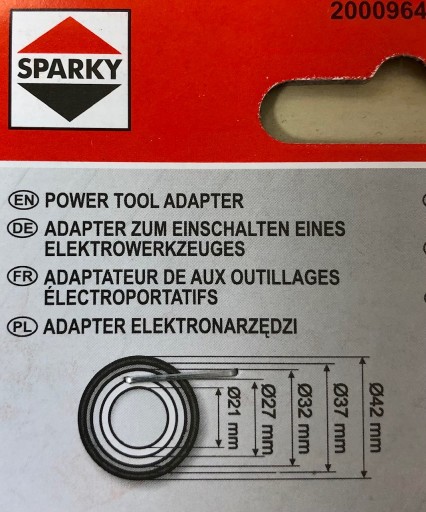 Redukčný adaptér na rúrku hubice vysávača 21-42mm Sparky, Bosch, Makita