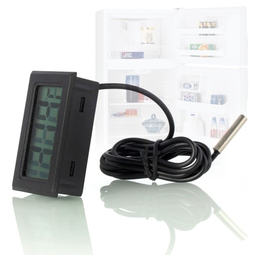 DIGITÁLNY ELEKTRONICKÝ LCD TEPLOMER SO SONDOU
