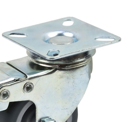 Otočné koliesko s brzdou 50mm PP/TPR G71511 GEKO