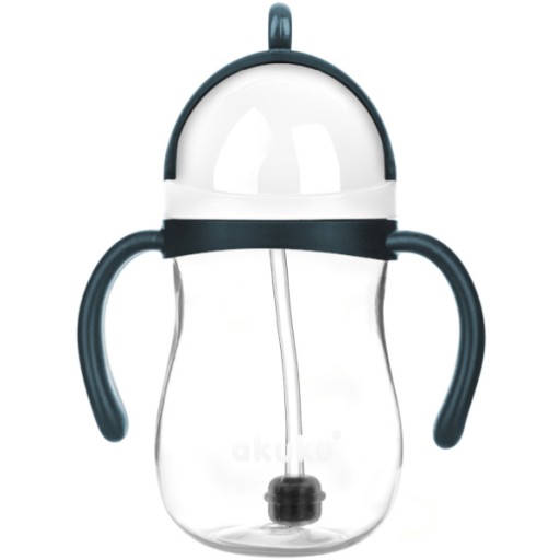 Akuku Innovative Mug Fľaša na vodu so váženou slamkou