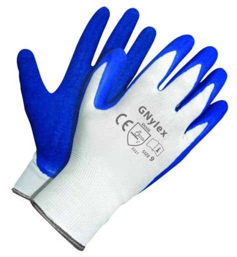 Pracovné rukavice LATEX GLOVES veľkosť 10