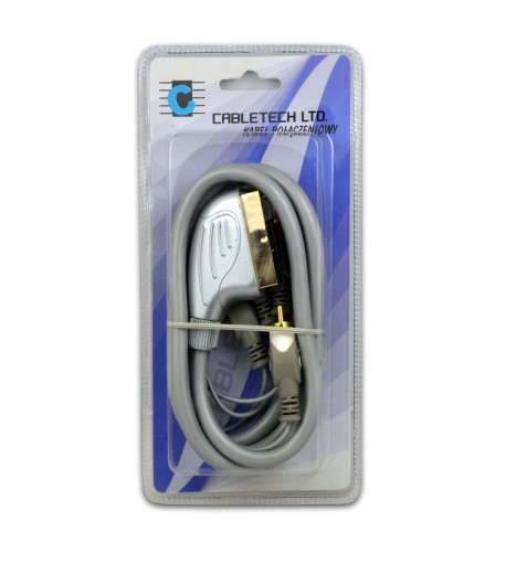 Kábel EURO SCART zástrčka / 4x RCA cinch 1,5 m HQ (2070)