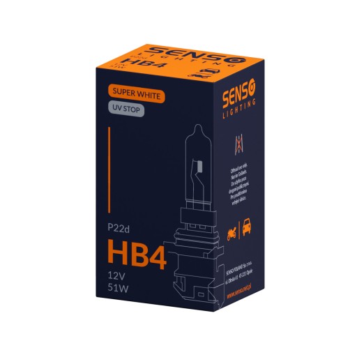 SENSO SUPER BIELA HB4 ŽIAROVKA 12V 51W P22d