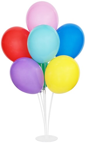 STOJAN NA BALÓN 7 tyčiniek 40 - 70 cm na narodeniny, svadbu, sväté prijímanie, párty
