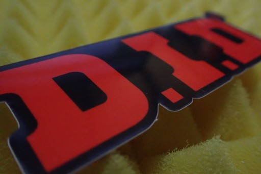 DID D.I.D NÁLEPKA NA MOTOKRÍS 9,4 x 3,6 cm