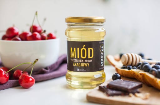 Akáciový med 400g 100% PRÍRODNÝ a PRAVÝ AKÁTIOVÝ med